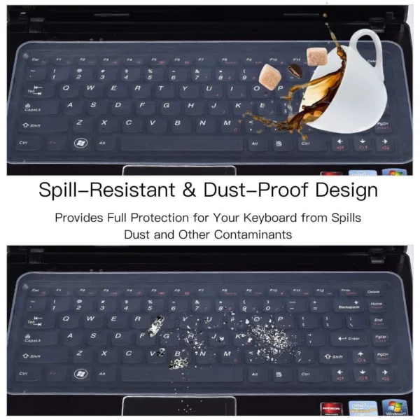 Universal Silicone Keyboard Protector cover for Laptop