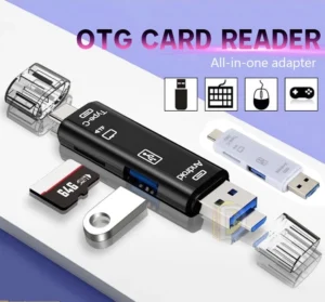 81d6b0e4fbbe2159099ce3fcaf0893ad.webp 5 in 1 OTG Adapter Type C USB 3.0 Micro USB SD TF Memory Card Reader OTG Adapter