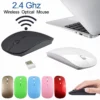 b0338b26ca4c301aca868362b8270c9e.webp Ultra Thin USB Optical Wireless Mouse 2.4Ghz Receiver Mouse Cordless Computer PC Random