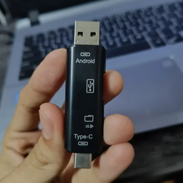 5 in 1 OTG Adapter Type C USB 3.0 Micro USB SD TF Memory Card Reader OTG Adapter