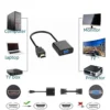 my-11134207-7quky-ljz6dhj6oxna76.webp HDMI to VGA Adapter 1080P Audio Video Converter with Audio Cable Power HDMI extender Supply