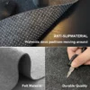 Simple Wool Felt Large Gaming Mouse Pad