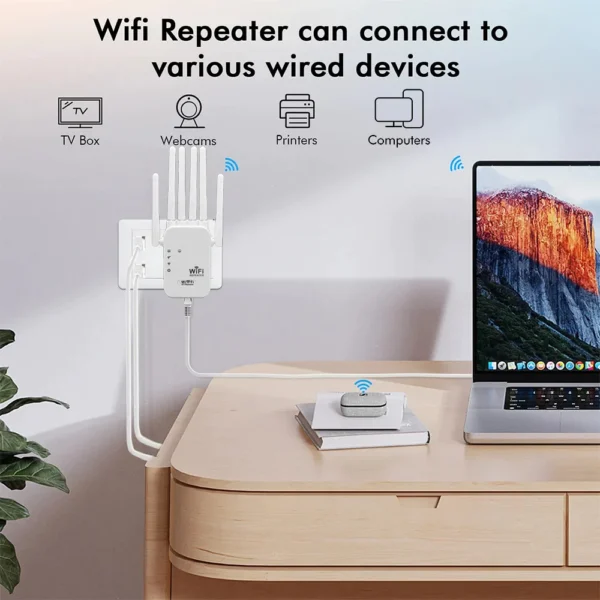 my-11134207-7r98s-lylwfu47aesgbb.webp 1200Mbps WiFi Repeater Wireless 5G 2.4G Dualband WIFI Extender 300mbps AP WiFi Amplifier WiFi Router