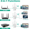 my-11134207-7r992-lylwfu4767345a.webp 1200Mbps WiFi Repeater Wireless 5G 2.4G Dualband WIFI Extender 300mbps AP WiFi Amplifier WiFi Router