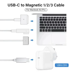 Power Adapter Magnetic T L Head Laptop Charger