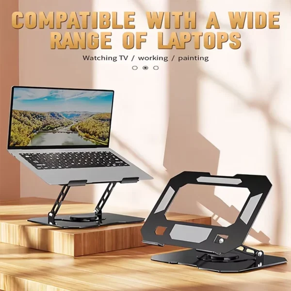 Rotatable Phone Tablet Stand Adjustable Metal Foldable Desktop Stand