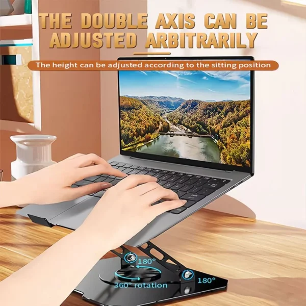 Rotatable Phone Tablet Stand Adjustable Metal Foldable Desktop Stand