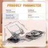 Rotatable Phone Tablet Stand Adjustable Metal Foldable Desktop Stand
