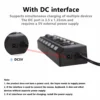 USB Hub Splitter Individual Switch Adapter Multi Powered ON OFF Charger for Laptop PC